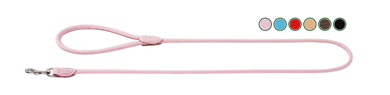 Vodítko Round & Soft Petit světle růžová