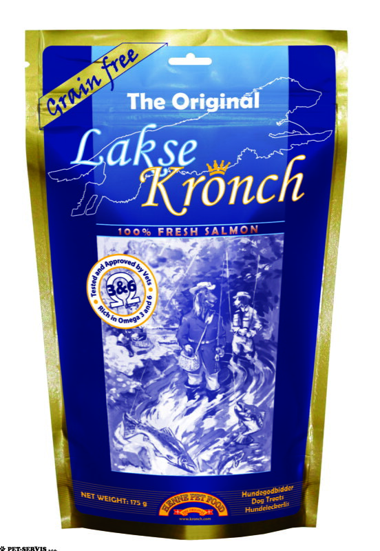 Pamlsky pro psy Kronch Grain Free 175g Losos